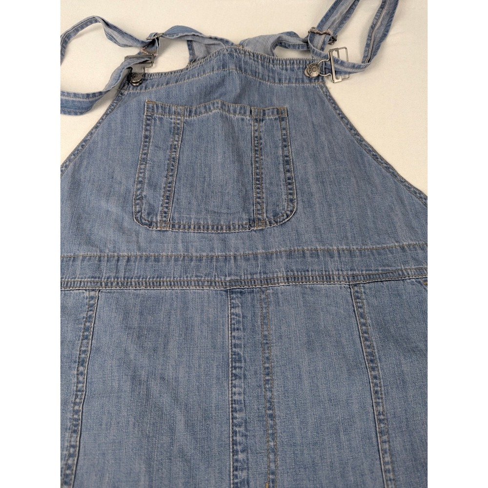 Torrid Womens Plus Size 20 Medium Wash Denim Shortalls Relaxed Fit Overalls - Picture 5 of 10